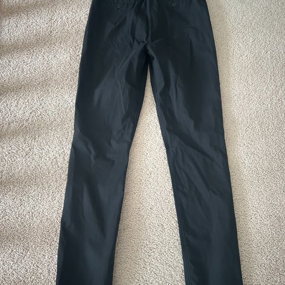COPY - Kit and Ace Navy Black Slim Fit Straight Leg Trouser Pants Womens Size 2T - Picture 2 of 3